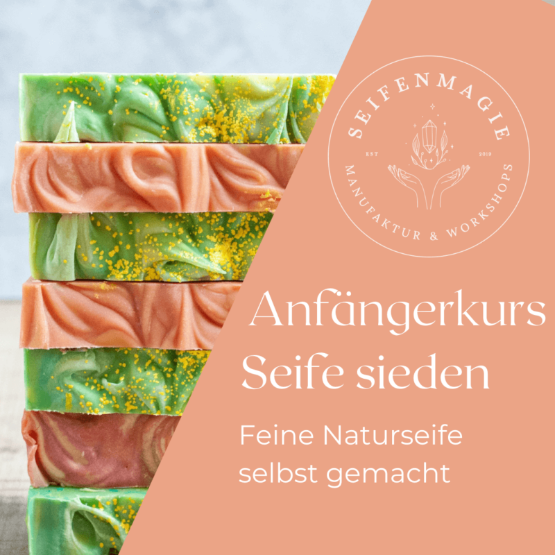 Teilnehmerinnen beim Anfängerkurs Naturseife sieden in Pfinztal bei Karlsruhe