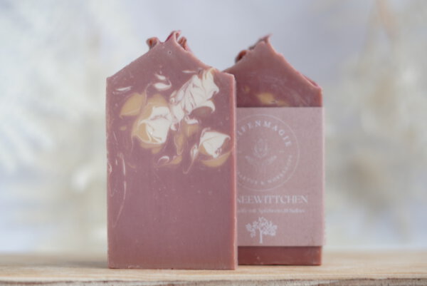 Naturseife "Schneewittchen" mit hessischem Apfelwein & Salbei
