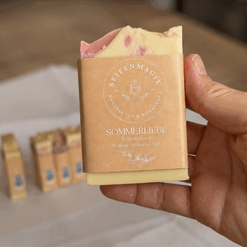 Sommerliebe Mango – Handgemachte Naturseife mit Mango & Maracuja